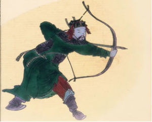 Illustration de l'art de la guerre, ouvrage de Sun Tzu, général chinois du VIe siècle av. J.-C.