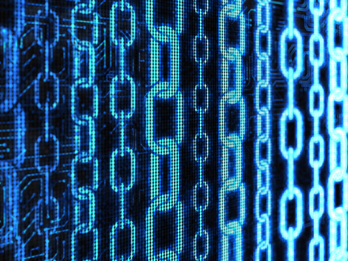 Blockchain illustration (Copyright http://bueluk.com/)